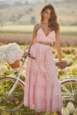 Briella Set Alamour The Label Briella Pink Lace Two-Piece Set | Afterpay | Zip Pay | Sezzle