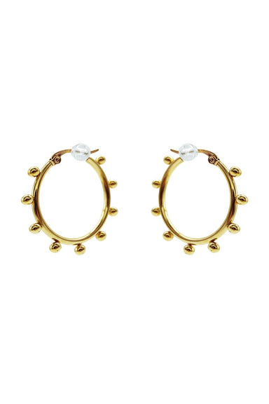 Melia Gold Hoop Earrings