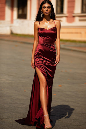 Zaria Velvet Satin Mermaid Gown