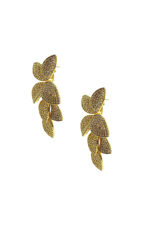 Galina Gold Embellished Earrings