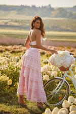 Briella Set Alamour The Label Briella Pink Lace Two-Piece Set | Afterpay | Zip Pay | Sezzle