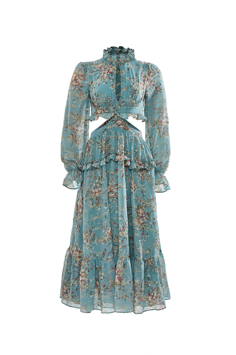 Adryana Dress Alamour The Label Adryana Cut-Out Floral Dress | Afterpay | Zip Pay | Sezzle | LayBuy