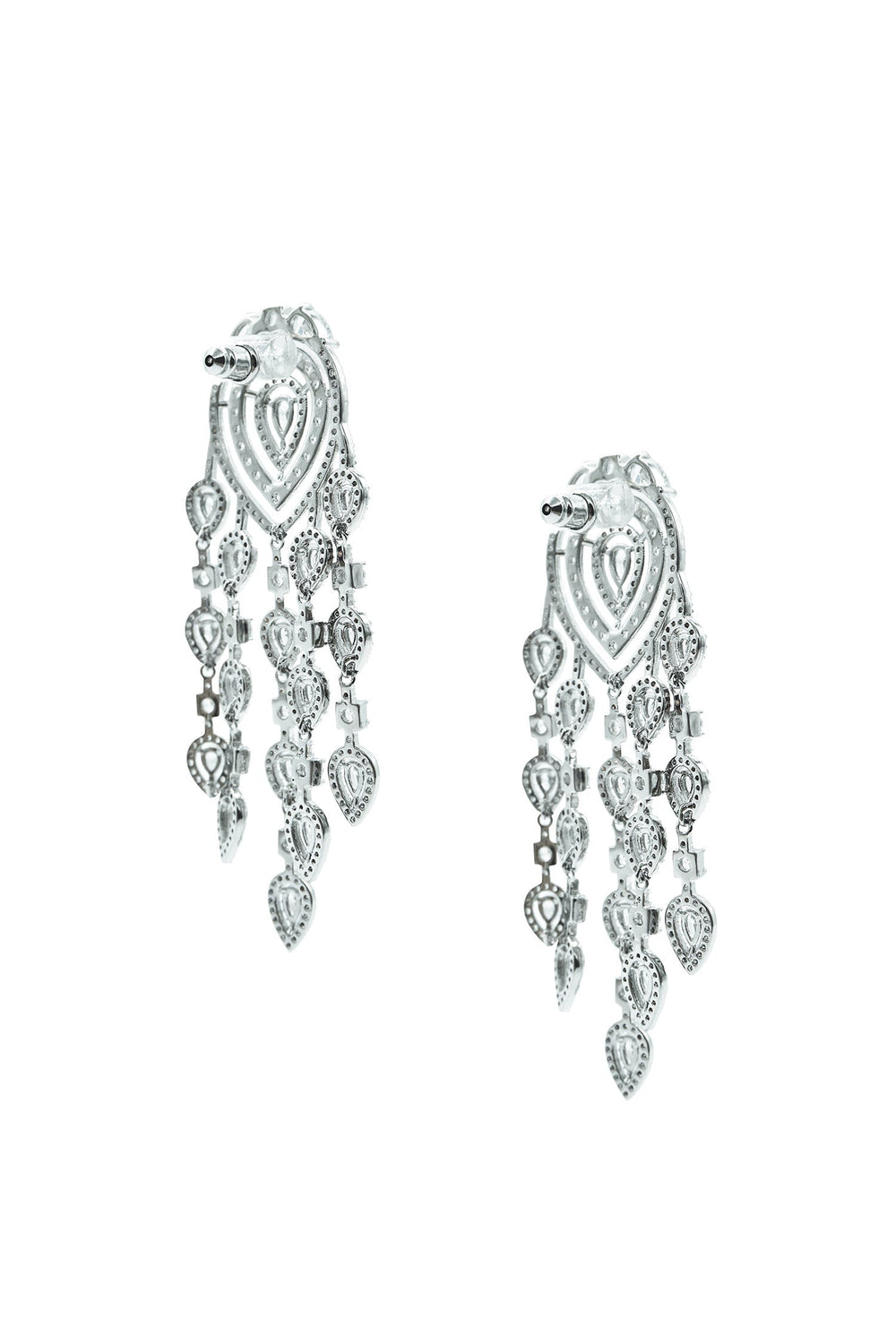 Milana Silver Chandelier Earrings