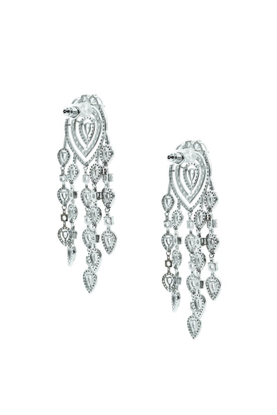 Milana Silver Chandelier Earrings Alamour The Label Milana Silver Chandelier Earrings | Afterpay | Klarna | Zip Pay