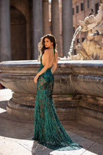 Raffaela - Emerald Alamour The Label Raffaela Emerald Sequin Gown | Afterpay | Zip Pay | Sezzle