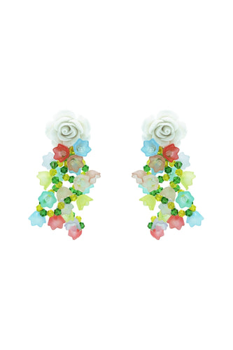 Elodie Multicoloured Statement Earrings Alamour The Label Elodie Multicoloured Statement Earrings | Afterpay | Laybuy
