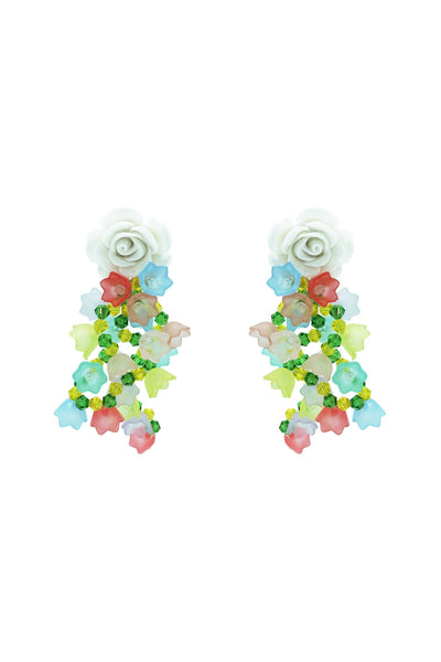 Elodie Multicoloured Statement Earrings Alamour The Label Elodie Multicoloured Statement Earrings | Afterpay | Laybuy
