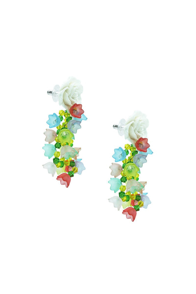Elodie Multicoloured Statement Earrings Alamour The Label Elodie Multicoloured Statement Earrings | Afterpay | Laybuy