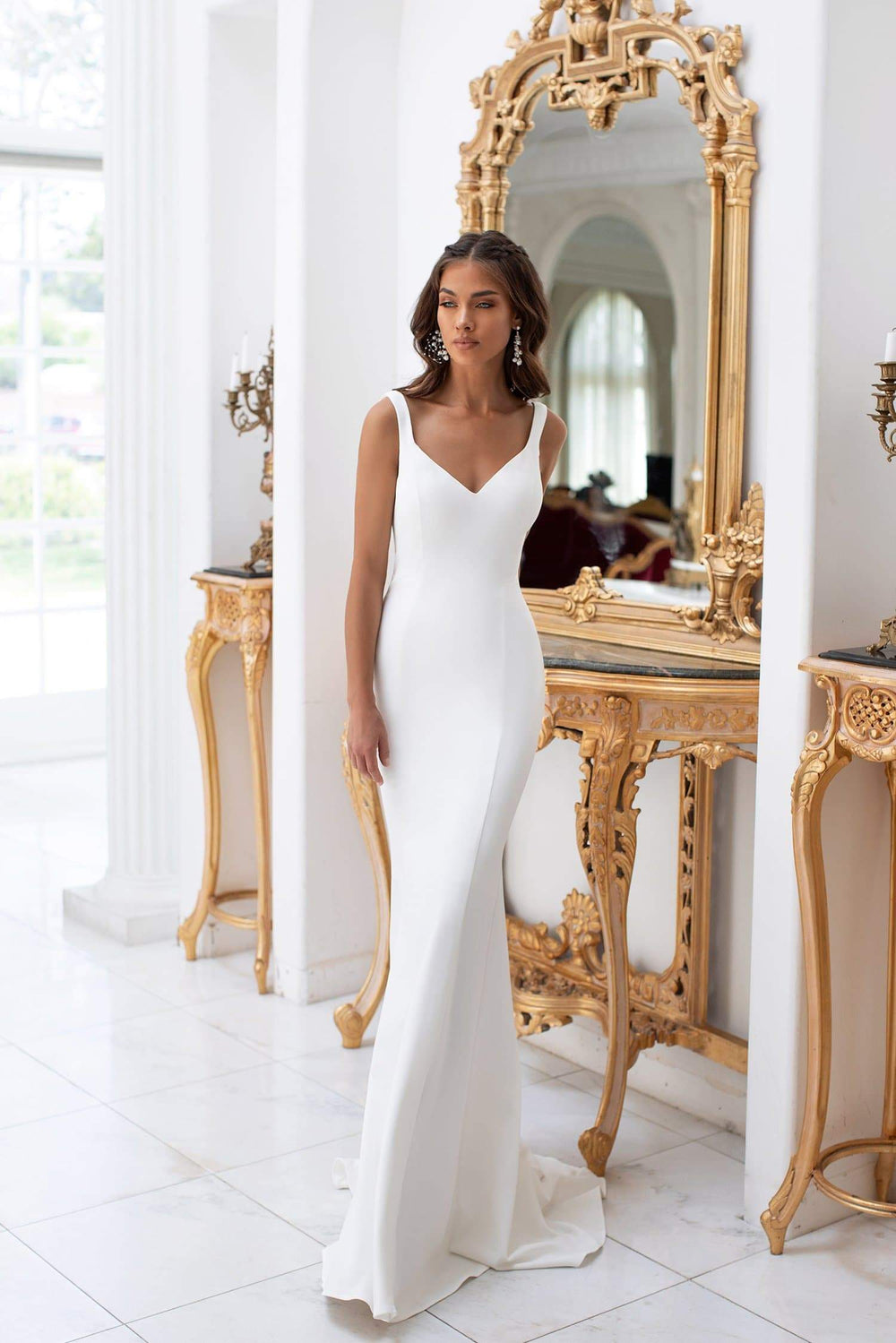 Celesta - White Alamour The Label Celesta White Mermaid Gown | Afterpay | Laybuy | Klarna | Zip Pay