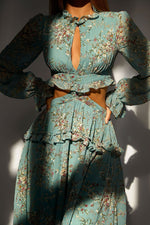 Adryana Dress Alamour The Label Adryana Cut-Out Floral Dress | Afterpay | Zip Pay | Sezzle | LayBuy