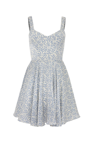 Lyna Blue Floral Mini Dress | Afterpay | Zip Pay | Sezzle | LayBuy