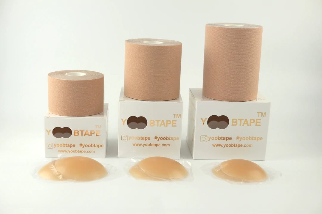 YOOBTAPE Beige Double Sided Boob Tape Afterpay Zip Pay