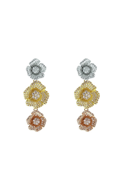 Perla Floral Trio Earrings Alamour The Label Perla Floral Trio Earrings | Afterpay | Klarna | Zip Pay