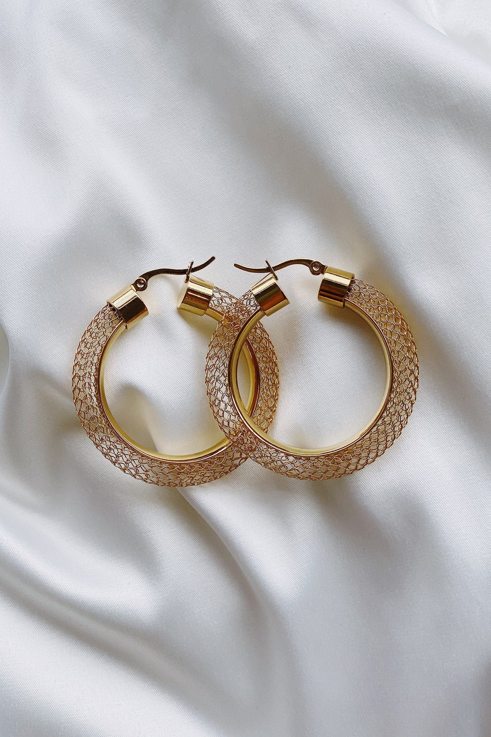Liona Gold Hoop Earrings