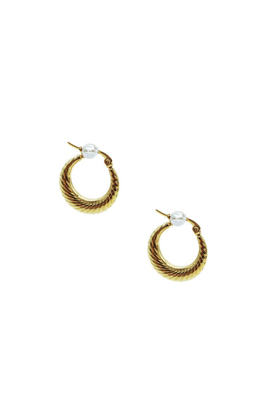 Louisa Gold Hoop Earrings