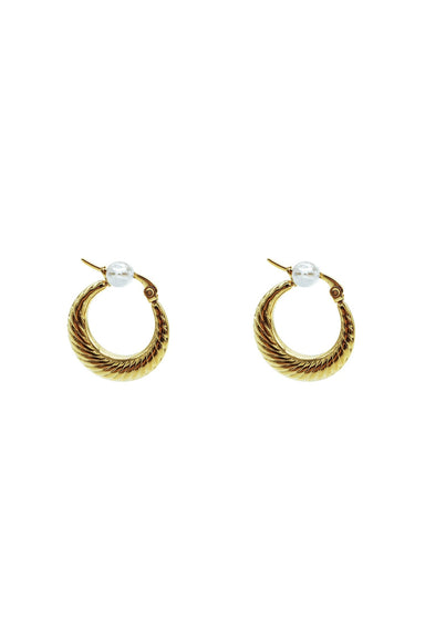 Louisa Gold Hoop Earrings
