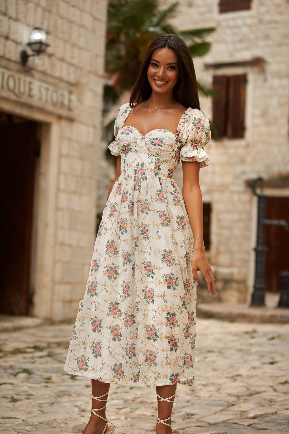 Brissa Dress Alamour The Label Brissa Floral Midi Dress | Afterpay | Zip Pay | Sezzle | LayBuy