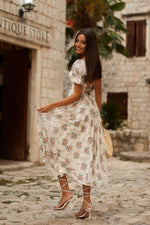 Brissa Dress Alamour The Label Brissa Floral Midi Dress | Afterpay | Zip Pay | Sezzle | LayBuy