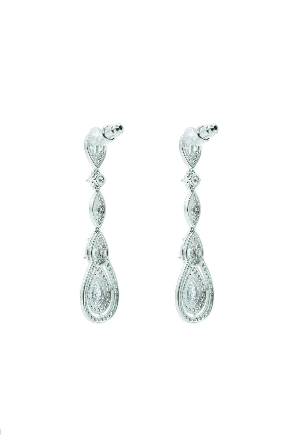 Manon Silver Teardrop Earrings