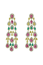 Juliet Multicoloured Chandelier Earrings