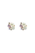 Lupita Multicoloured Flower Drop Earrings