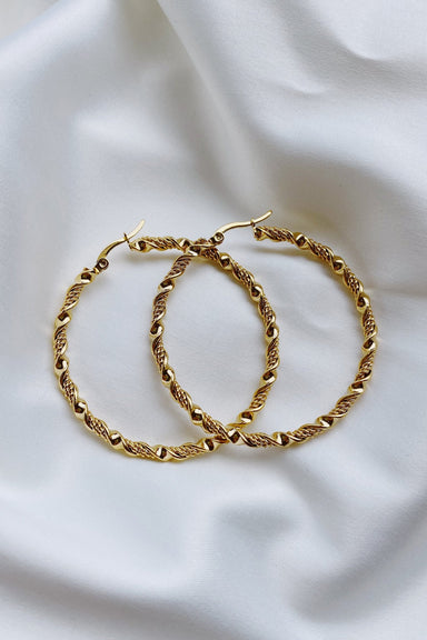 Rubi Gold Hoop Earrings