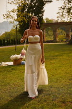 Dinara Set - White Alamour The Label Dinara Satin Two Piece Set | Afterpay | Zip Pay | Sezzle | Lay Buy