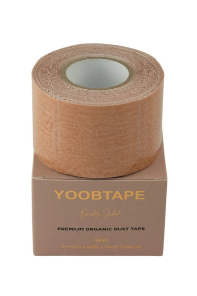 YOOBTAPE Premium Double Sided Bust Tape - Sand YOOBTAPE YOOBTAPE Beige Double Sided Bust Tape | Afterpay | Klarna