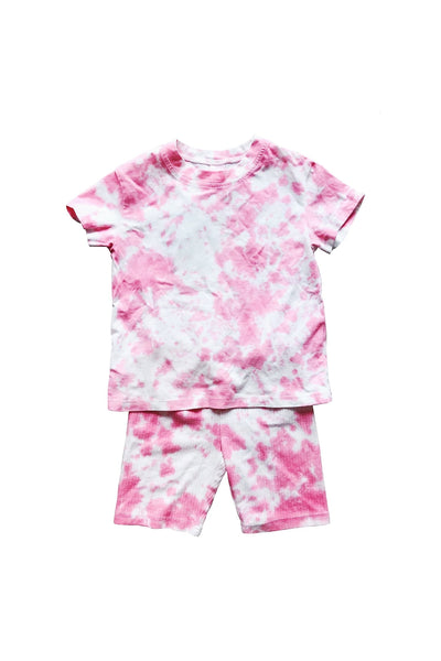 Kourtney Kids Set Alamour The Label Kourtney Kids Pink Tie Dye Set | Afterpay | Klarna | Zip Pay