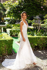 Luriana - White Alamour The Label Luriana White Sequin Gown | Afterpay | Laybuy | Klarna | Zip Pay