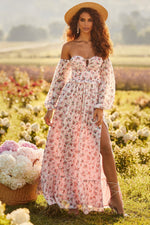 Evalyn Dress Alamour The Label Evalyn Pink Floral Maxi Dress | Afterpay | Laybuy | Klarna | Zip Pay