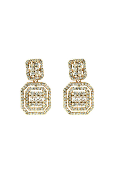 Gisele Gold Diamante Earrings