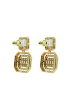Gisele Gold Diamante Earrings