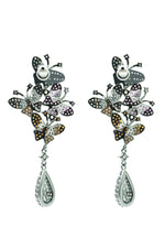 Carlotta Multicoloured Butterfly Earrings