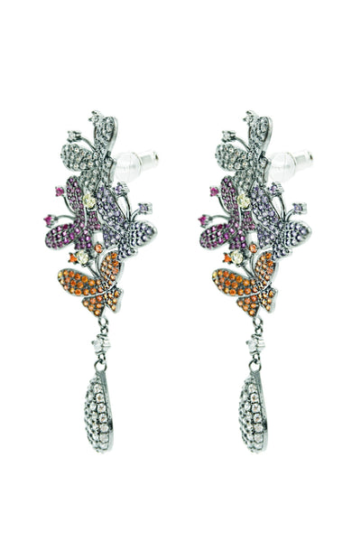 Carlotta Butterfly Earrings Alamour The Label Carlotta Multicoloured Butterfly Earrings | Afterpay | Klarna