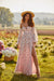 Evalyn Pink Floral Maxi Dress