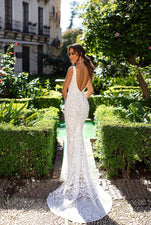 Luriana - White Alamour The Label Luriana White Sequin Gown | Afterpay | Laybuy | Klarna | Zip Pay