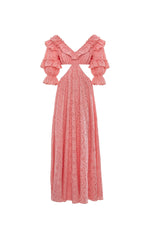 Dayanara San Gallo Pink Dress with Waist Cut-Outs