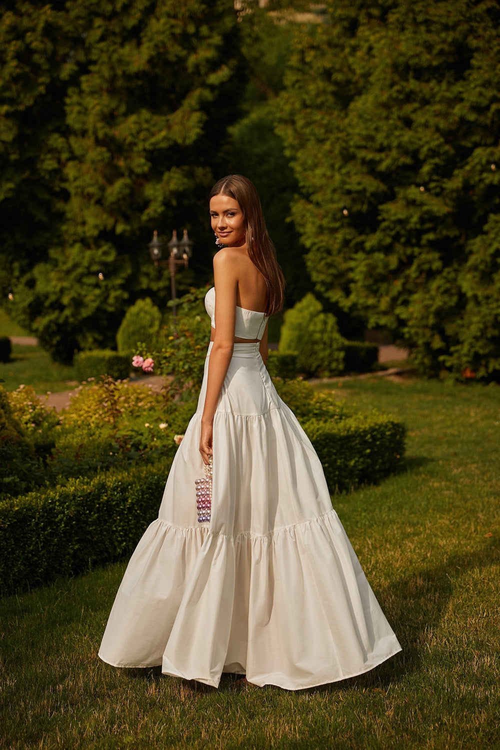 Dinara Set - White Alamour The Label Dinara Satin Two Piece Set | Afterpay | Zip Pay | Sezzle | Lay Buy