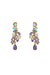 Marcelle Gold Embellished Statement Earrings