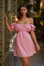 Addison Dress Alamour The Label Addison Pink A-Line Mini Dress | Afterpay | Zip Pay | Sezzle