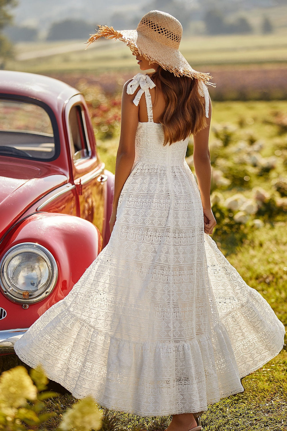 Katia White Lace Dress