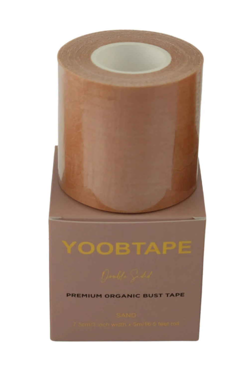 YOOBTAPE Premium Dobbeltsidet Bust Tape - Sand 