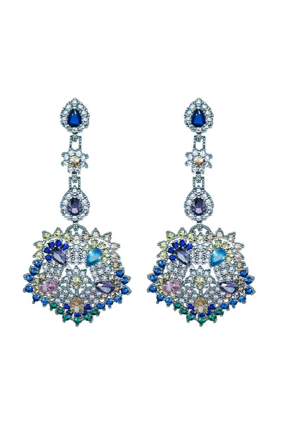 Battisa Multicoloured Flower Earrings Alamour The Label Battisa Multicoloured Flower Earrings | Afterpay | Klarna | Zip Pay