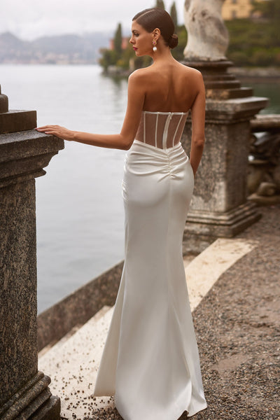 Faretti - White Alamour The Label Faretti White Strapless Gown | Afterpay | Klarna | Zip Pay