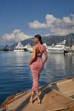 Luisa Dress Alamour The Label Luisa Mauve One-Shoulder Sleeve Dress | Afterpay | Zip Pay | Sezzle 