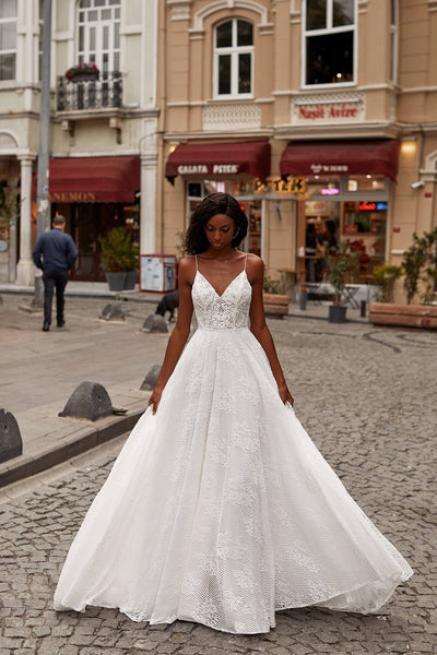Dounia Gown Alamour Made-To-Order Dounia White Bridal Gown | Afterpay | Laybuy | Klarna | Zip Pay
