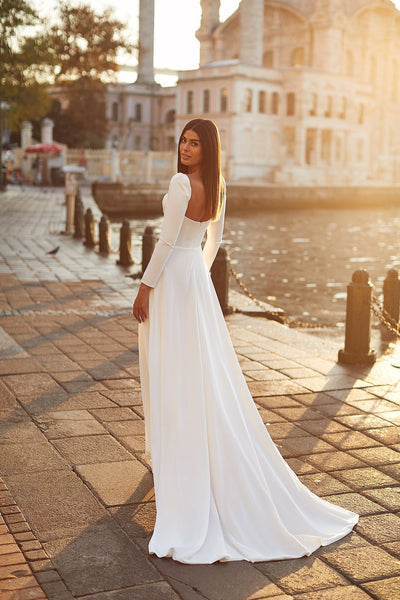Lale Gown Alamour Made-To-Order Lale Matte Satin Bridal Gown | Afterpay | Klarna | Zip Pay