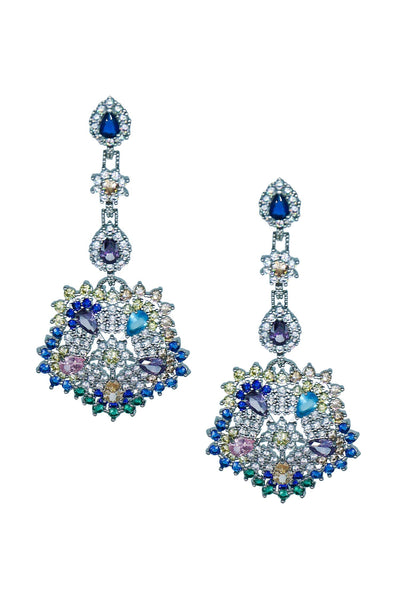 Battisa Multicoloured Flower Earrings Alamour The Label Battisa Multicoloured Flower Earrings | Afterpay | Klarna | Zip Pay