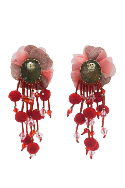 Shailee Multicoloured Flower Drop Earrings Alamour The Label Shailee Multicoloured Flower Drop Earrings | Afterpay | Klarna